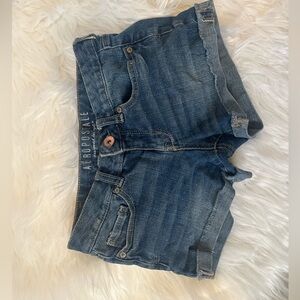 Aeropostale size 0 MIDI blue jeans shorts